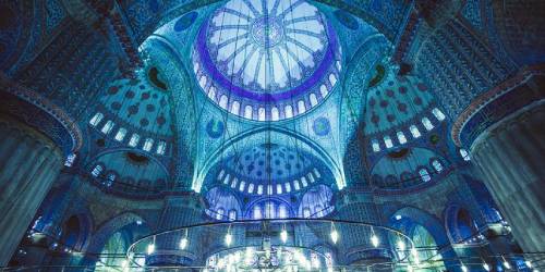 La mezquita de Sultanahmet Estambul